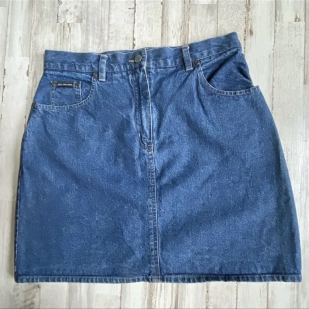 New York & Company Denim Skirt Size 12